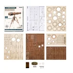 Дървен 3D пъзел Robotime - Монокулярен Телескоп, 314 части - Image 4