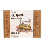 Дървен 3D пъзел Robotime - Пътешествие сред цъфтежите , 223 части - Image 12