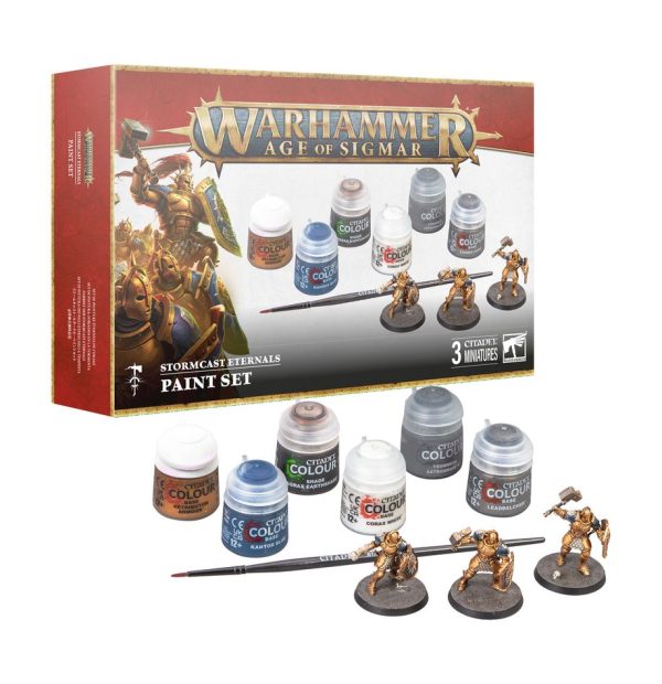 "Warhammer Age of Sigmar: Stormcast Eternals Paint Set 52170218003"