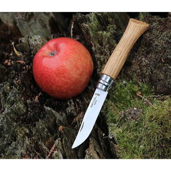 Сгъваем нож Opinel Luxe Oak №8, острие 8.5 см - Image 2