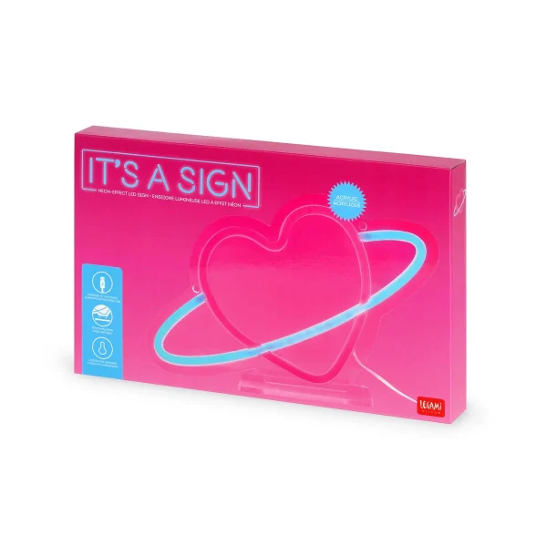 Настолна лампа Legami - It's a Sign, Сърце - Image 8