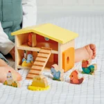 Janod - Дървени фигурки за игра - Моят първи кокошарник - Image 2