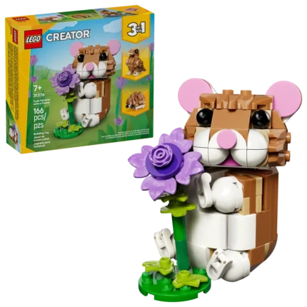 "LEGO® Creator 31376 - Сладък хамстер с цвете"
