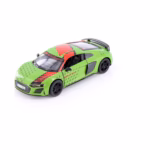 Метална количка Kinsmart - 2020 Audi R8 Coupe, мащаб 1:36, зелена