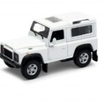 Метална количка Welly - Land Rover Defender, мащаб 1:37