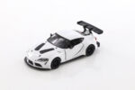 Метална количка Kinsmart - Toyota GR Supra Racing Concept, мащаб 1:34, бяла