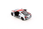 Метална количка Kinsmart - 2020 Audi R8 Coupe, мащаб 1:34, сребърна - Image 5