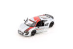 Метална количка Kinsmart - 2020 Audi R8 Coupe, мащаб 1:34, сребърна - Image 3