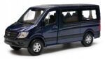 Метална количка Welly - Mercedes-Benz Spinter Traveliner, мащаб 1:34 - Image 2