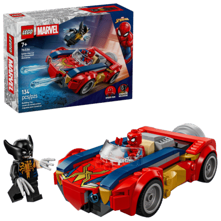 "LEGO® Marvel Super Heroes 76336 - Спайдърмен с кола срещу Венъм във Върколака"
