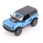 Метална количка Kinsmart - 2022 Ford Bronco, мащаб 1:34, синя