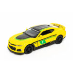 Метална количка Kinsmart - 2017 Camaro ZL1, мащаб 1:34, жълта