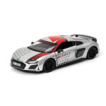 Метална количка Kinsmart - 2020 Audi R8 Coupe, мащаб 1:34, сребърна