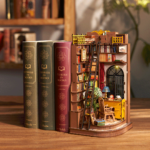 Дървен 3D пъзел Rolife - Book Nook - Silent Corner Study (TGE02), 196 части - Image 3