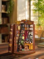 Дървен 3D пъзел Rolife - Book Nook - Silent Corner Study (TGE02), 196 части - Image 8