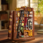 Дървен 3D пъзел Rolife - Book Nook - Silent Corner Study (TGE02), 196 части - Image 4