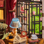 Дървен 3D пъзел Rolife - Book Nook - Silent Corner Study (TGE02), 196 части - Image 5