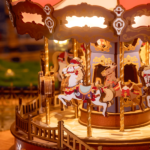 Дървен 3D пъзел Robotime - Classic Carousel (AMC01), 265 части - Image 3