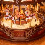 Дървен 3D пъзел Robotime - Classic Carousel (AMC01), 265 части - Image 2