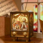 Дървен 3D пъзел Robotime - Sunset Carnival (AMT01), 174 части - Image 3