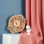 Дървен 3D Пъзел Robotime - Zodiac Wall Clock (LC601), 168 части