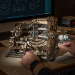 Дървен 3D Пъзел Robotime - Marble Night City (LGA01), 294 части - Image 2