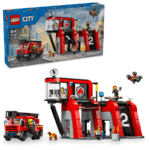 Конструктор LEGO® City Fire 60414 - Пожарна команда и пожарникарски камион