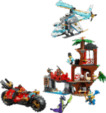 Конструктор LEGO® Ninjago 71857 - Битка при дървесната къща с превозни средства на нинджите - Image 10